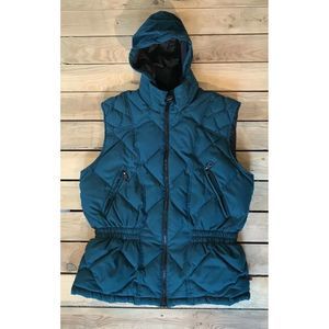 Woolrich Hooded Puffy Down Vest